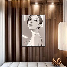 Bellissima donna dipinto