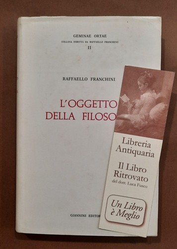 Franchini raffaello oggetto - franchini-raffaello., l'oggetto