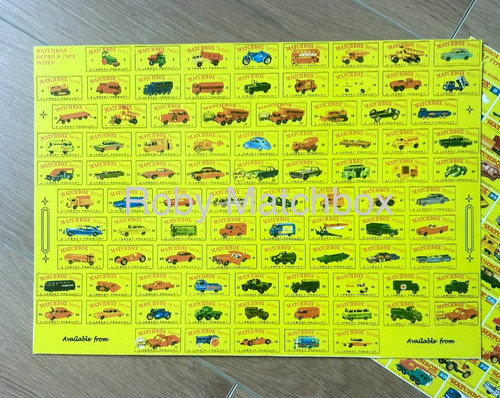 Matchbox lesney x posters - matchbox,