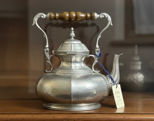 Teiera artigianale peltro - teiera, in