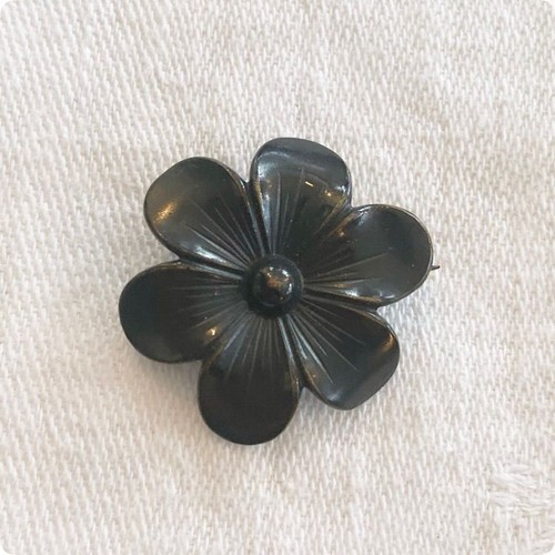 Spilla francese vintage - , nera