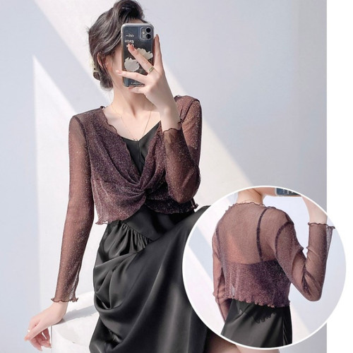 Donna lucido rete bolero - donna,