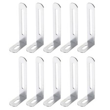 10 Pieces Metal L Brackets