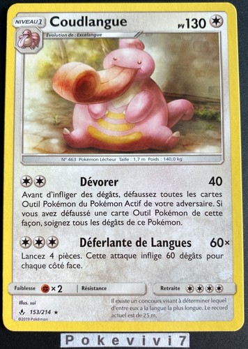 Carte pokemon coudlangue - carte,