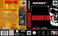 Resident Evil 2 N64 Game Case