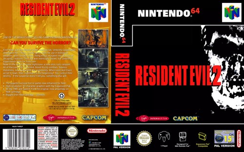 Resident evil n64 game - game, case