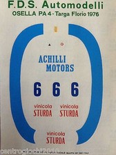 decals KIT 1/43 OSELLA PA4