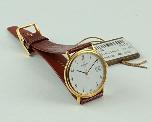 Zenith oro 750 mill - 18, uomo