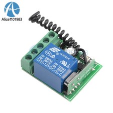 Relè Wireless 1CH 12V RF 433Mhz Telecomando Interruttore Modulo Ricevitore
