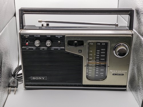 Vintage sony icf 7370w fm - sony,