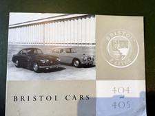 BRISTOL 404 e 405 BROCHURE DI