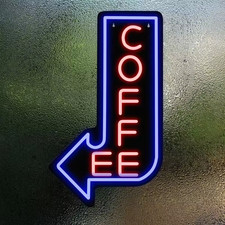 1Pz LED Neon Insegna Caffè