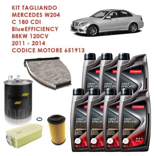 Kit tagliando mercedes - kit,