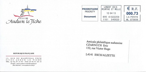 D559 lettre entete de - -, a