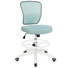 Sedia da Disegno Altezza Regolabile Alte Sedie da Ufficio Standing Scrivania Sedia Rolli...