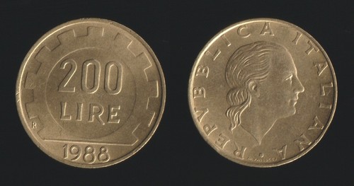 200 lire 1988 lavoro - 1988,