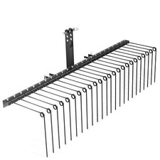 Wiltec Strigliatore a molle trainato 72" 183X76X48 cm Arieggiatore trattorini