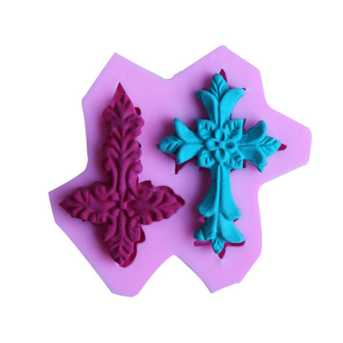 Stampo fondente croce silicone