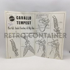 BIG JIM MATTEL - Vintage Parts & Accessories Cavallo Tempest Horse Instructions