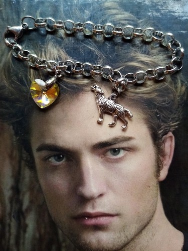 Bracciale twilight lupo cuore - lupo,