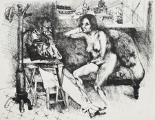 UGO ATTARDI: Rarissima e Storica Incisione 75x60 Firmata, Datata 1966. STUPENDA!