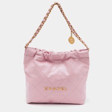 Borsa Chanel rosa chiaro