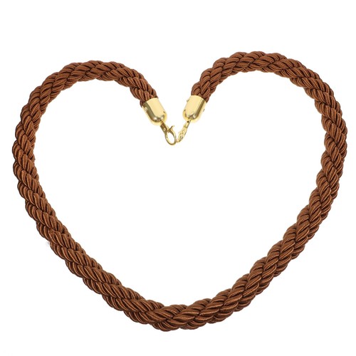 Barrier ropes with - , golden