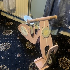 Bilanciere in legno rosa e