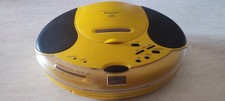 Radio cd Bench giallo/nero a batteria e rete elettrica