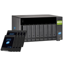 QNAP TL-D800C 8-BAY USB-C NAS 8 SLOT 3,5/2,5" | SSD 16TB (8x2TB) INSTALLATI