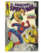 Amazing Spider-Man #57 1968 FN/FN+ Arrivo di Ka-Zar! Zabu!   Nave combinata