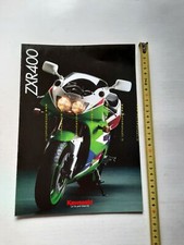 Kawasaki ZXR 400 1994 depliant originale moto italiano brochure