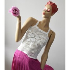 TOP REALIZZATO AD UNCINETTO tg. XXS