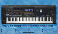 MAGNETE FRIGORIFERO SINTETIZZATORE YAMAHA GENOS Tyros 2 3 4 5 61 76 SE EOS YS 100