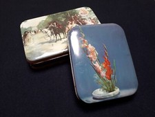 Coppia scatole metallo Motta e Heller - vintage anni 50/60