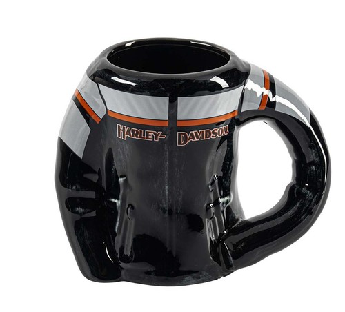 Tazza scolpita giacca pelle