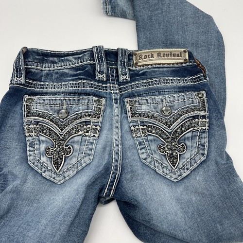 Stivali jeans rock revival - stivali,