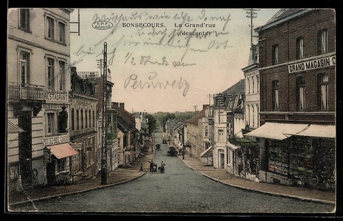 Cpa bonsecours grand rue - bonsecours,,