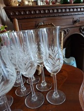 18 Bicchieri Cristallo Vintage