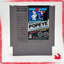 THE ORIGINAL POPEYE PAL CARTUCCIA GBR BRACCIO DI FERRO ENGLISH NES NINTENDO RARO