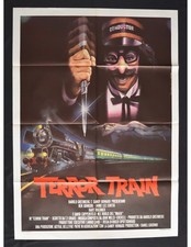 manifesto TERROR TRAIN treno