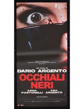 locandina OCCHIALI NERI dario