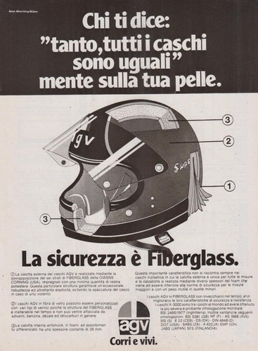 Advertising pubblicità casco - advertising,