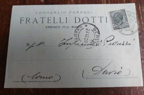 Cartolina epoca brescia - cartolina, d'epoca