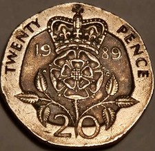 REGNO UNITO 20 TWENTY PENCE