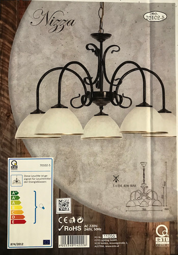 Pendelleuchte kronleuchter - pendelleuchte,