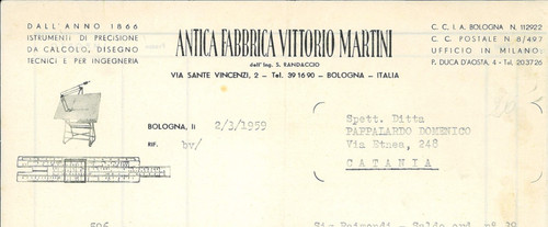 Fattura int antica fabbrica - fattura,