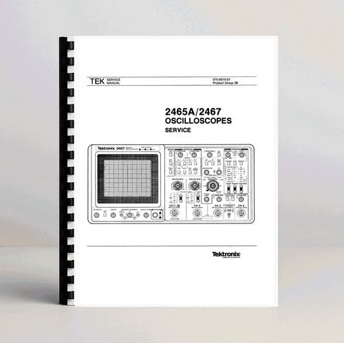 Manuale servizio tektronix - manuale,