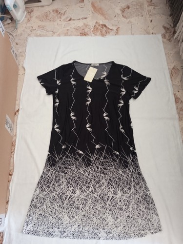 Vestito longuette estivo nero