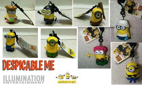 Minions portachiavi gomma - minions, in